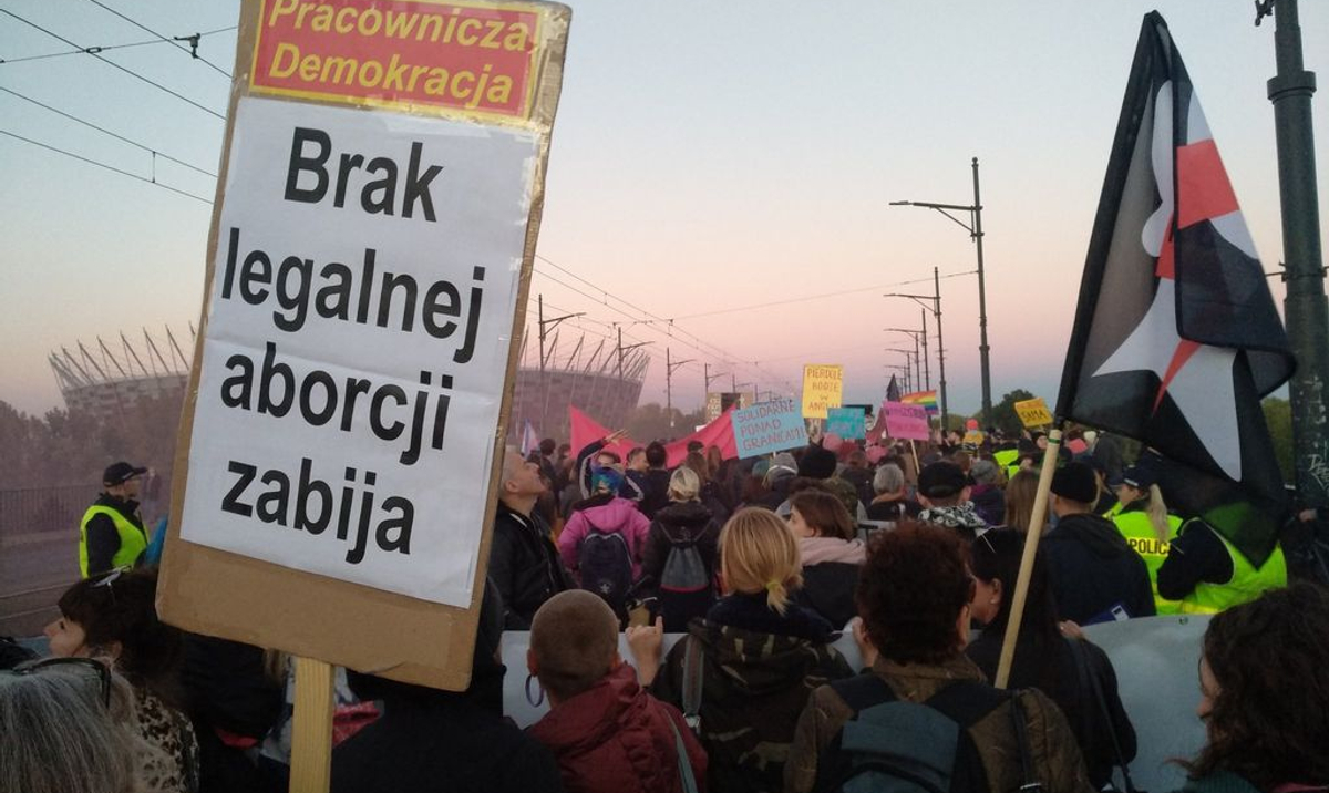 Marsz Zwolenników Aborcji Przeszedł Ulicami Warszawy Rppl 9497