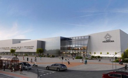 Wnętrza Galerii Północnej, centrum nowej generacji, które powstaje na warszawskiej Białołęce. W tym 