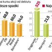 Ranking zeszŁorocznych debiutantów . Większość spółek przyniosła pokaźne straty. Nie zachęca to inwe