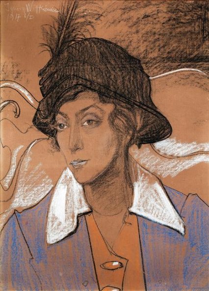 Portret Witkacego ma wysoką cenę wywoławczą 88 tys. zł.