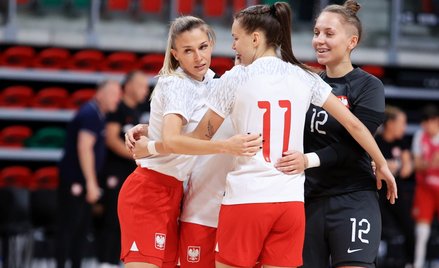 Futsalistki reprezentacji Polski podczas towarzyskiego meczu z Portugalią w Sosnowcu, we wrześniu br