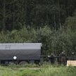 Polscy żołnierze przy granicy z Białorusią