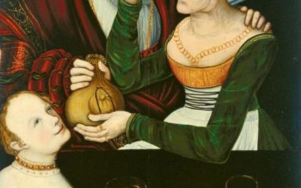 Lucas Cranach Młodszy (?), „Niedobrana para”, 1540