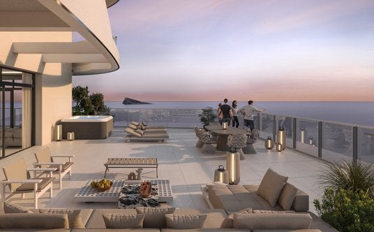 TM Tower by TM Grupo Inmobiliario w Benidormie, Hiszpania