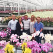 Polscy królowie orchidei (od lewej) Michał, Maria i Jarosław oraz Agnieszka i Jacek Ptaszkowie