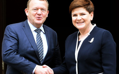 Premier Beata Szydło i premier Danii Lars Lokke Rasmussen