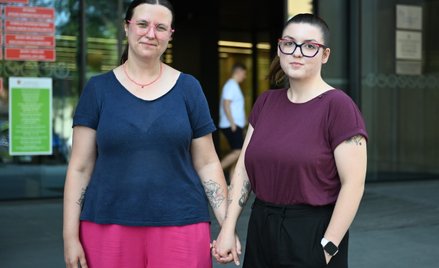 Alicja Sienkiewicz-Prochowicz i Jolanta Sienkiewicz-Prochowicz podczas konferencji prasowej przed we