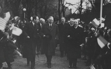 Herbert Hoover w czasie wizyty w Poznaniu w 1938 r.