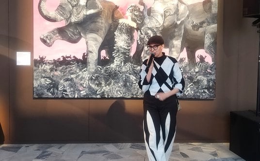 Pola Dwurnik Obraz z serii „Nowa choreografia Alcyny”