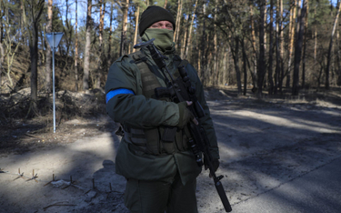 Żołnierz rosyjskiej obrony terytorialnej