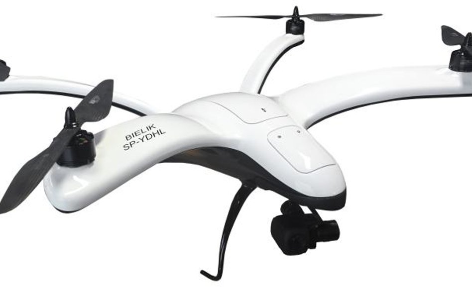 Takie drony, Bieliki, produkowane przez Dron House, chronią m.in. ładunki PKP Cargo. Po wprowadzeniu