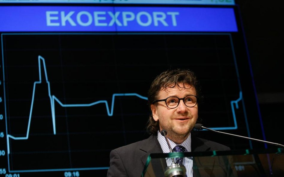 Jacek Dziedzic, prezes Eko Exportu