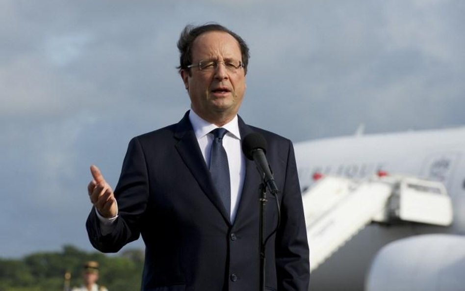 Prezydent Francji Francois Hollande