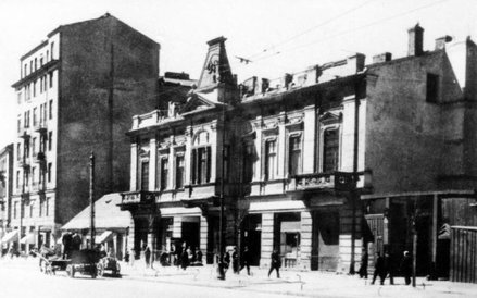 Pałacyk Michla. To była niewielka kamieniczka, rodzaj pałacyku dwukondygnacyjnego, który znalazłem –