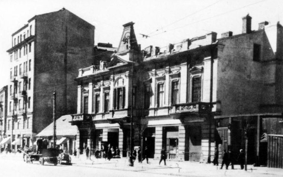 Pałacyk Michla. To była niewielka kamieniczka, rodzaj pałacyku dwukondygnacyjnego, który znalazłem –