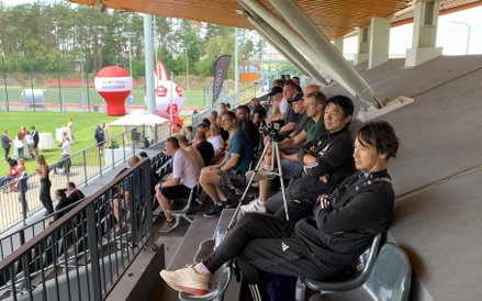 Zmagania w meczu Polska-Anglia śledził sztab szkoleniowy Japończyków