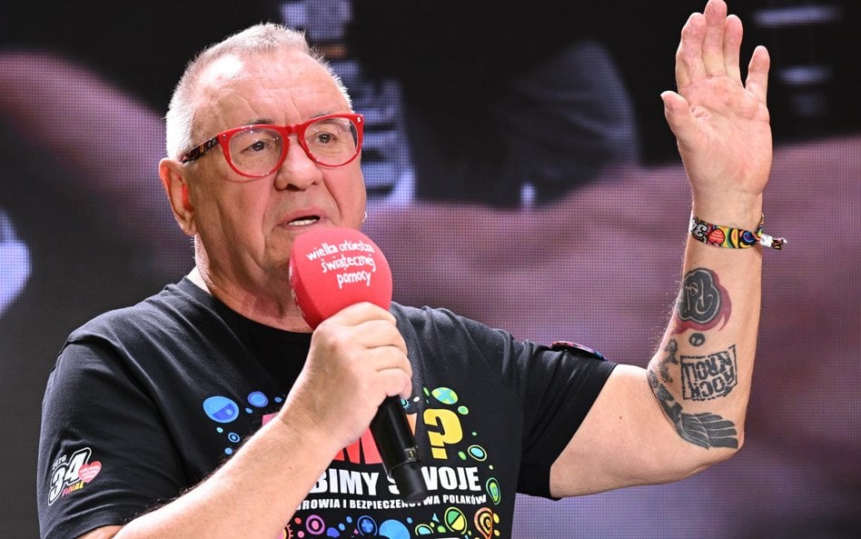 Prezes zarządu Fundacji Wielkiej Orkiestry Świątecznej Pomocy Jerzy Owsiak