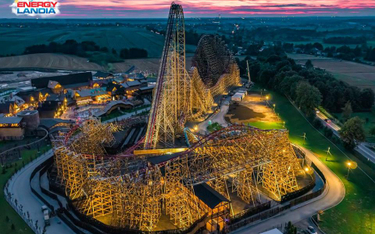 Nowa atrakcja Energylandii: ogromny, drewniany rollercoaster