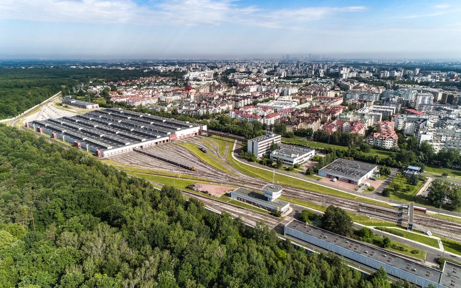 Stacja Techniczno-Postojowa Metra Warszawskiego na Kabatach
