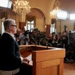 Berit Reiss-Andersen, przewodnicząca Norweskiego Komitetu Noblowskiego, przedstawia tegorocznych lau