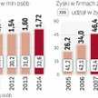 Zyski firm zagranicznych podlegają mocnym wahaniom
