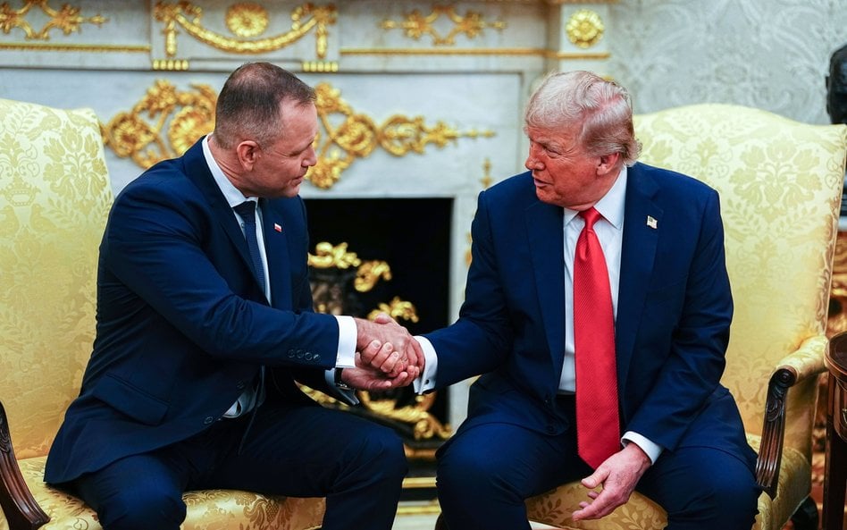 Karol Nawrocki i Donald Trump