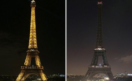 Zgasła wieża Eiffla. "Pogrążona w żałobie, jak my wszyscy"