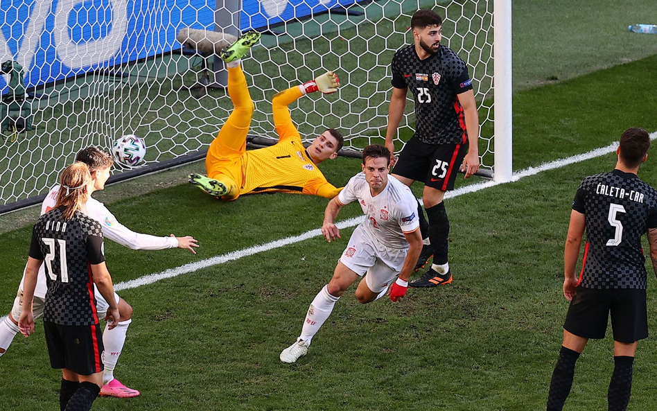 Euro 2020. Osiem bramek w meczu Chorwacja-Hiszpania