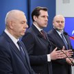 Jacek Sasin i Tobiasz Bocheński