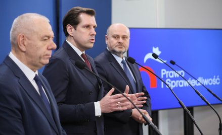 Jacek Sasin i Tobiasz Bocheński