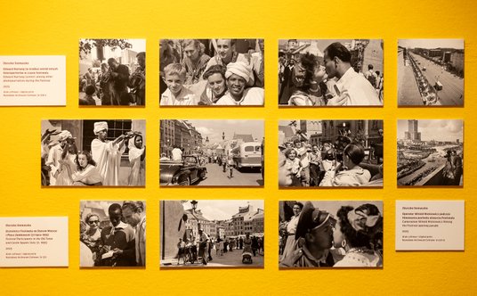 fotografie Zbyszka Siemaszko na wystawie "„Lato, które zmieniło wszystko. Festiwal 1955”