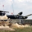 Ukraiński T-64 podczas manewrów
