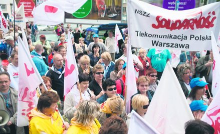 Ostatnie manifestacje pracowników Grupy Orange Polska miały miejsce, gdy pracowników przenoszono do 