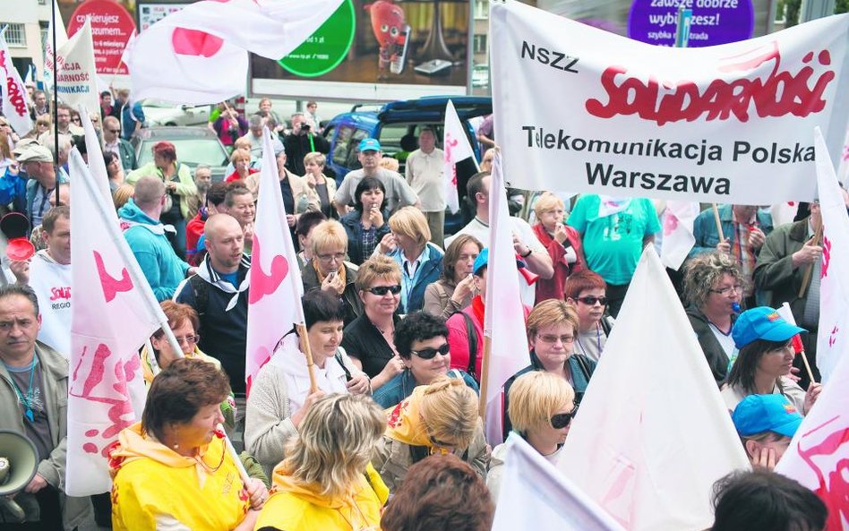 Ostatnie manifestacje pracowników Grupy Orange Polska miały miejsce, gdy pracowników przenoszono do 