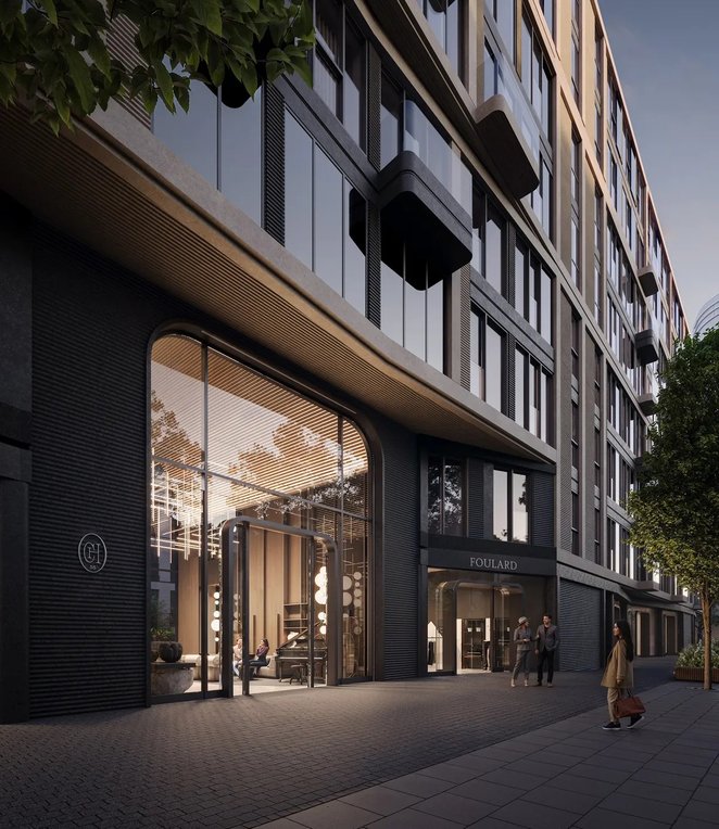 W częściach wspólnych apartamentowca nie będzie ani jednej malowanej ściany, powierzchnie pokryte bę