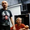 Jan Klata i Wojciech Ziemianski podczas prób „Tytusa Andronikusa" w reżyserii Jana Klaty we wrocławs
