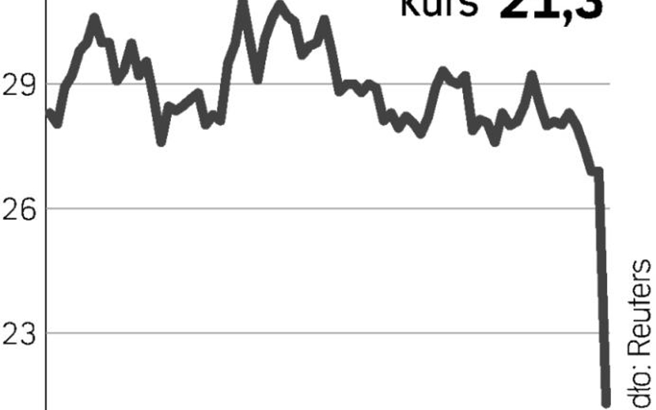 Spadek prognoz i kursu