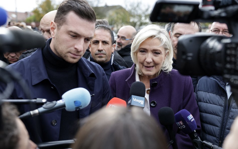 Jordan Bardella i Marine Le Pen