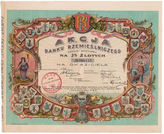 Stabilizuje się aukcyjny rynek zabytkowych papierów wartościowych.