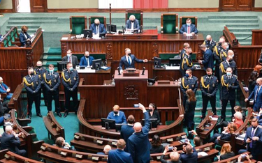 Straż marszałkowska przeszła reformę, gdy Sejmem kierował Marek Kuchciński z PiS