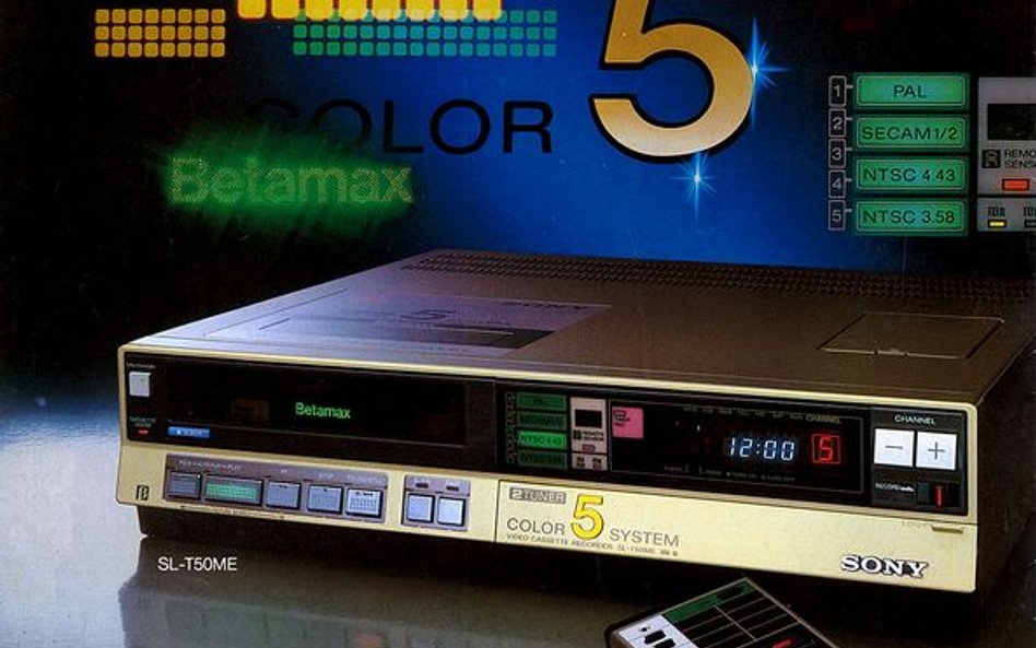 Reklama odtwarzacza Betamax