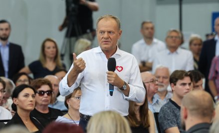 Donald Tusk w Pabianicach