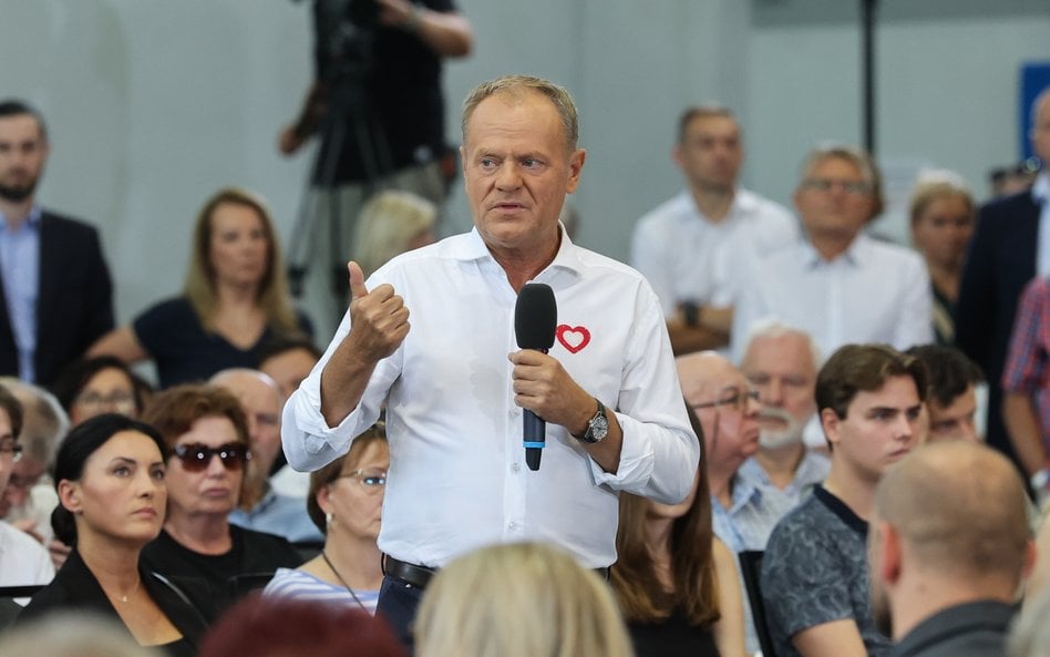 Donald Tusk w Pabianicach
