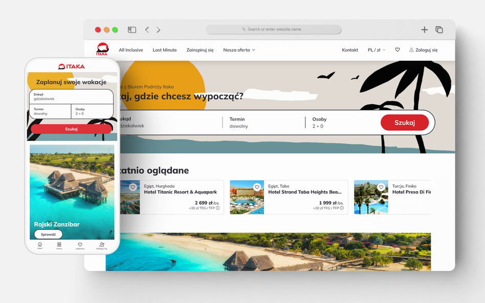 Nowa strona internetowa Itaki - sztuczna inteligencja i styl Matissa w służbie klienta