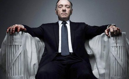 Kevin Spacey gra w "House of Cards" Franka Underwooda
