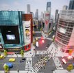 Panorama Tokio wykonana z klocków lego