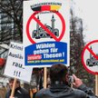 Przeciwnicy budowy meczetów w Niemczech z organizacji Pro Deutschland w czasie niedawnego protestu w