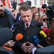 Mariusz Błaszczak po wyjściu z Prokuratury Okręgowej w Warszawie