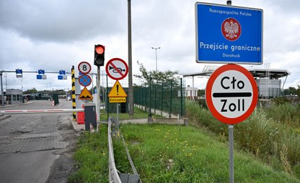 Rosyjski dron uderzył niedaleko przejścia w Dorohusku