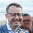 Poseł PiS Marcin Romanowski podczas "Protestu w obronie Ojczyzny przed bezprawiem i anarchią" w Kato